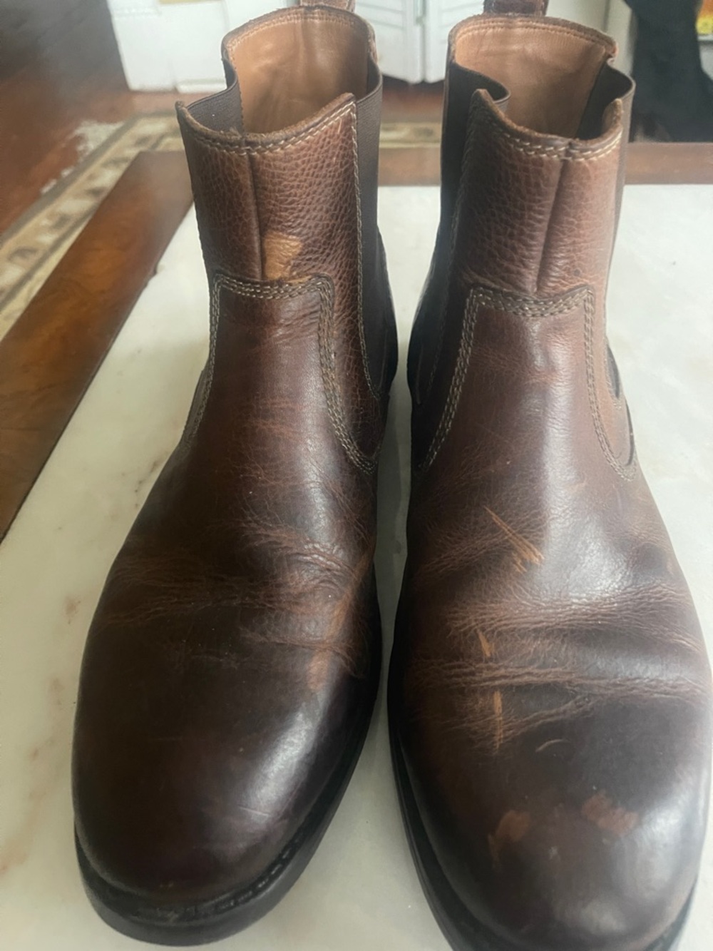 Clarks Men's Brown Leather Chukka Boots